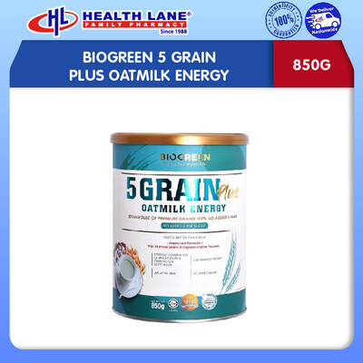 BIOGREEN 5 GRAIN PLUS OATSUSU ENERGY (850G)